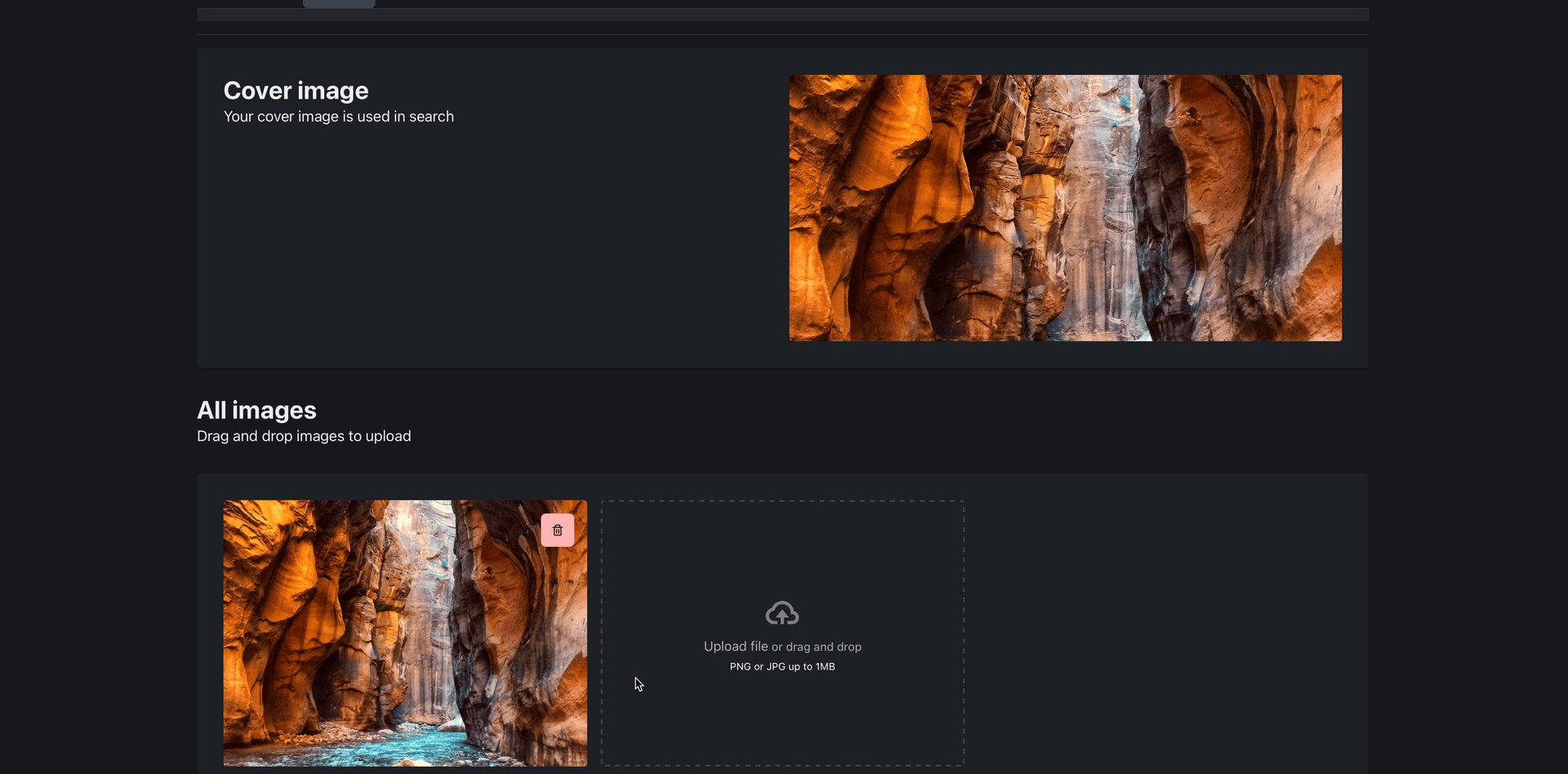 In browser player.